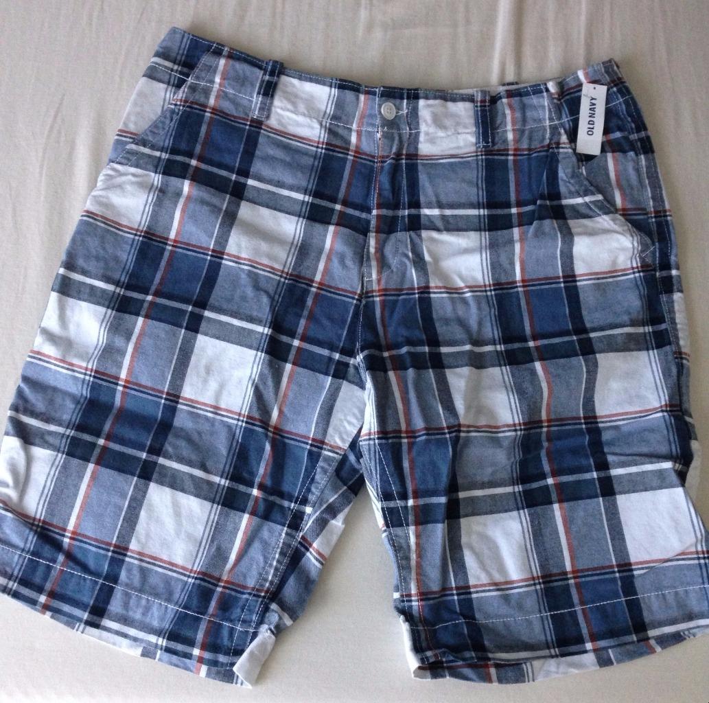 New Men's Old Navy Plaid Shorts - Sizes 29,31,32,33,34,38 - NWT - 4 ...