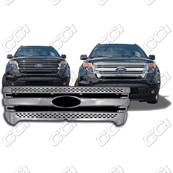 2013 Ford explorer chrome grill #4