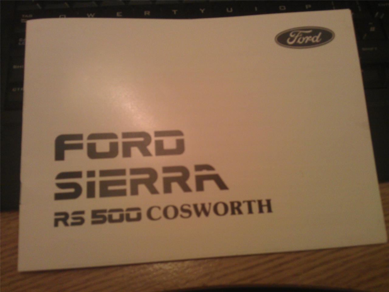 Ford sierra owners handbook #3