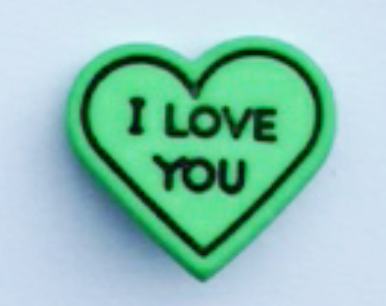 Paquete de 5 Botones Corazón de Amor Poliéster Loveheart Costura Adornos Artesanales - Imagen 5 de 7