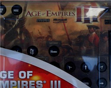 Steelseries / Ideazon Age of Empires 3 Limited Ed Gaming Keyset for Zboard - NEW