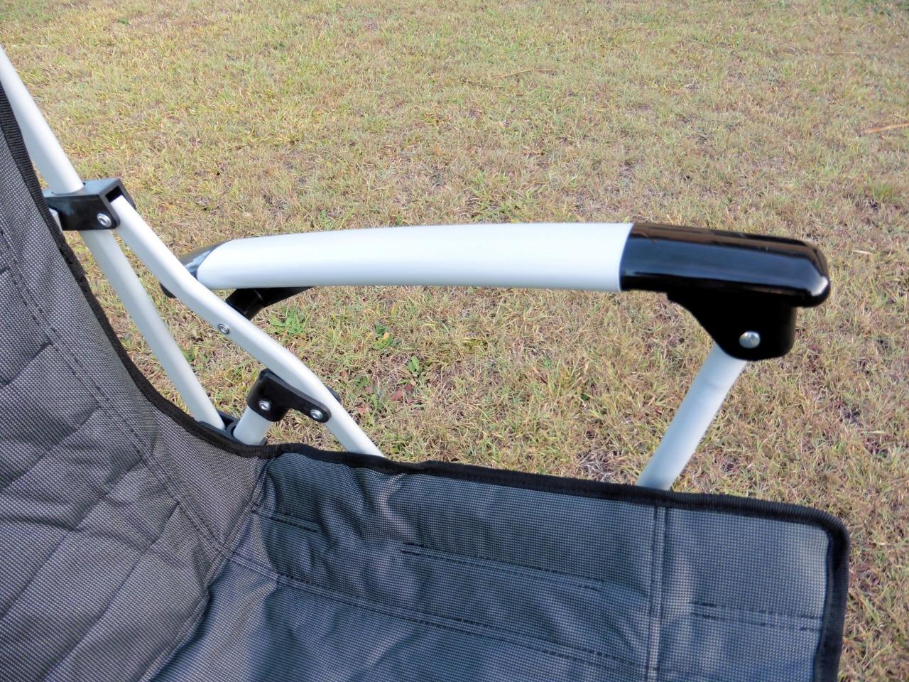 New Caribee Crossover Arm Chair Folding Portable Camping Beach