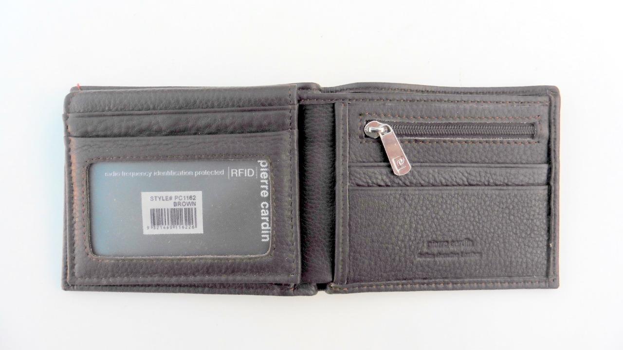 Pierre Cardin MENS RFID GENUINE Leather Wallet Bifold Card Coin Holder Gift Box - Picture 12 of 13