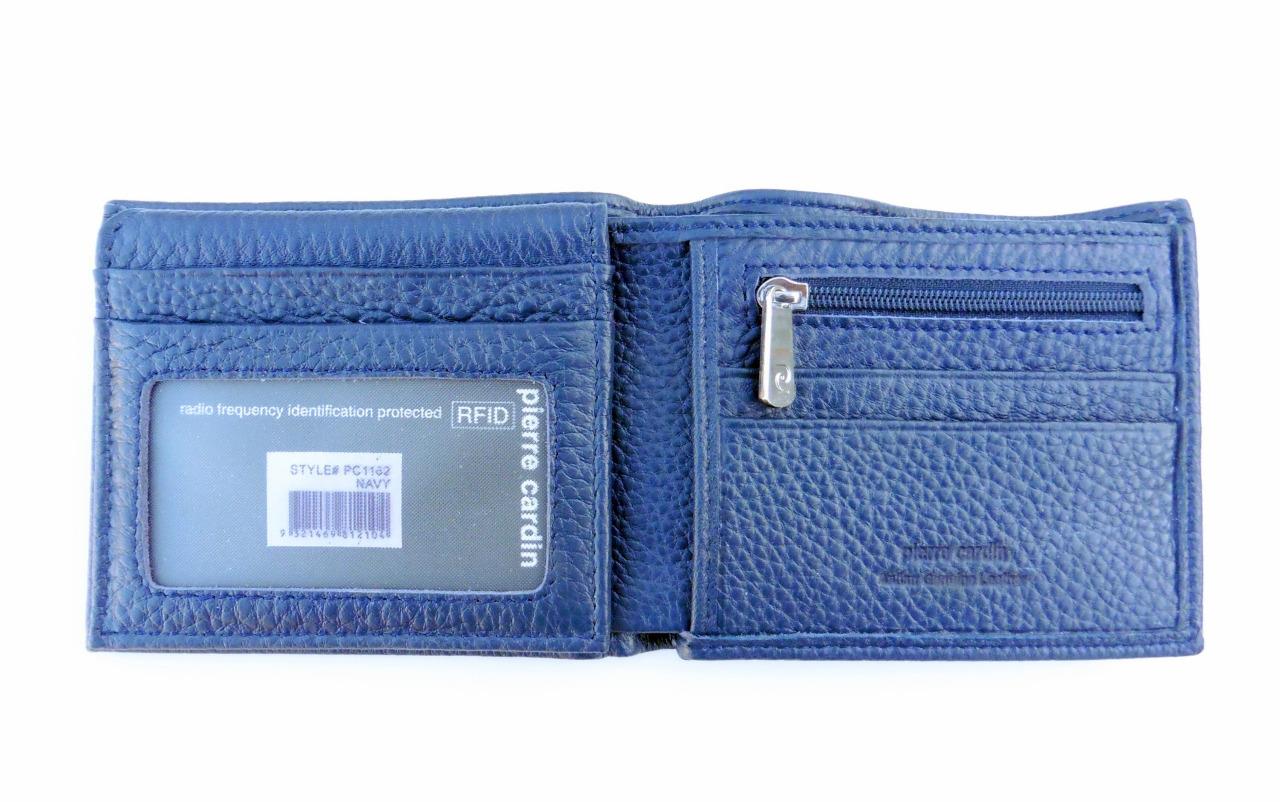 Pierre Cardin MENS RFID GENUINE Leather Wallet Bifold Card Coin Holder Gift Box - Picture 13 of 13