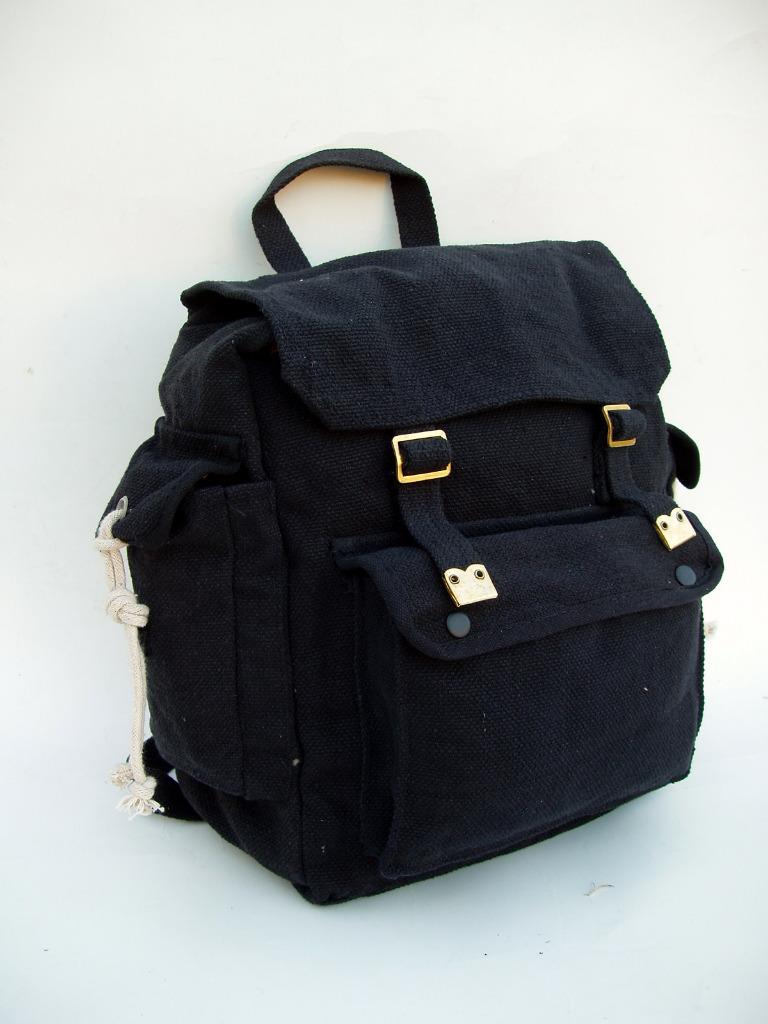 Heavy duty top canvas backpack