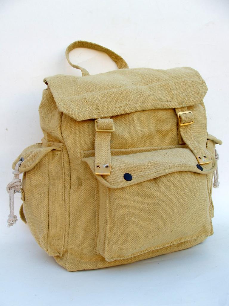Heavy duty canvas discount backpack