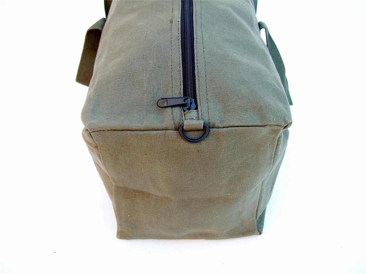 New Heavy Duty Canvas Tool Carry Bag Travel Luggage Duffel Duffle Tote Zip 3Size | eBay