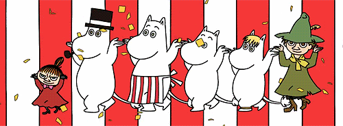 12 x Moomin Wall//Car//Window multi Color Stickers Removable Decoration Two size