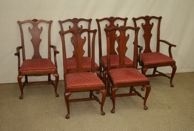 Set 6 Lexington Bob Timberlake Cherry Chippendale Dining Chairs On Popscreen