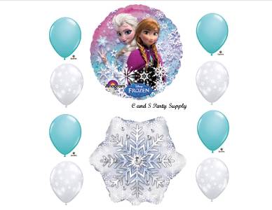 Frozen 10 Pc Birthday Party Balloons Decorations Supplies Disney
