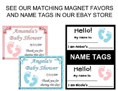 30 BABY SHOWER WATER BOTTLE LABELS PARTY FAVORS Waterproof Ink ~ Personalized 702910110427 | eBay