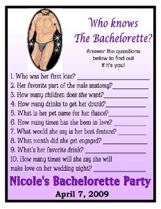 12 Who Knows The Bachelorette Party Cards Nice Ebay 100 Money Back Guarantee