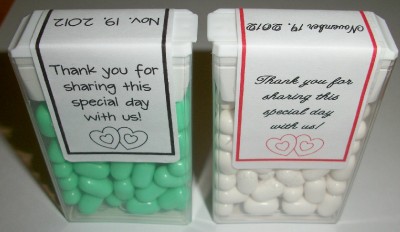 70 WEDDING FAVORS TIC TAC LABELS ~ PERSONALIZED | eBay