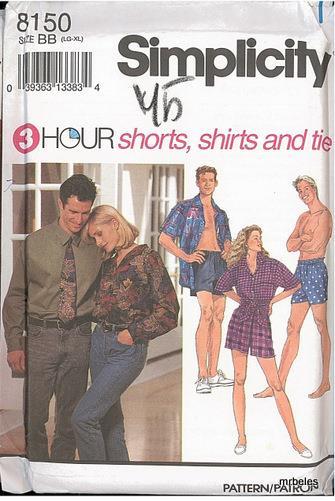 Fuera de imprenta patrón de costura vintage Simplicity para hombre separado que elijas - Imagen 17 de 25