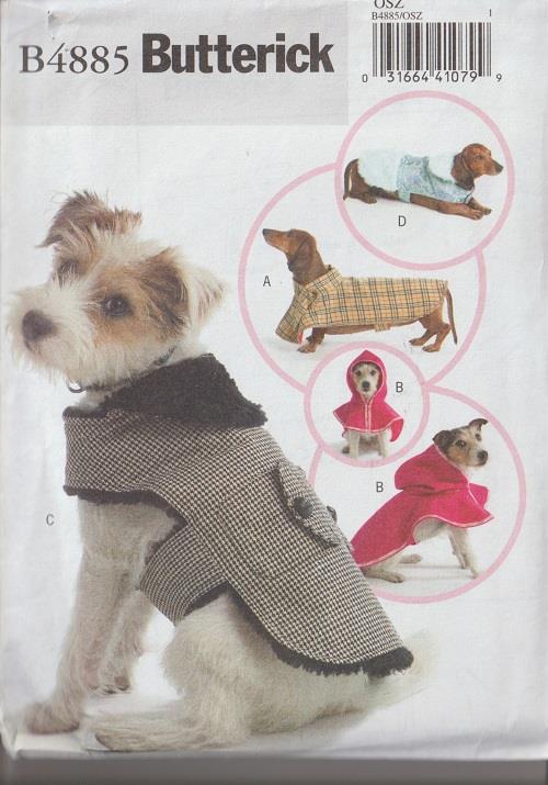 Modello da cucito OOP Butterick cane accessori per animali domestici vestiti letti giocattoli a scelta - Foto 14 di 19