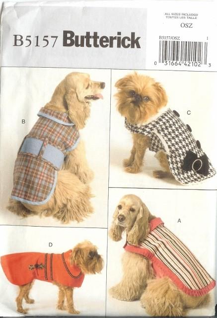Modello da cucito OOP Butterick cane accessori per animali domestici vestiti letti giocattoli a scelta - Foto 15 di 19