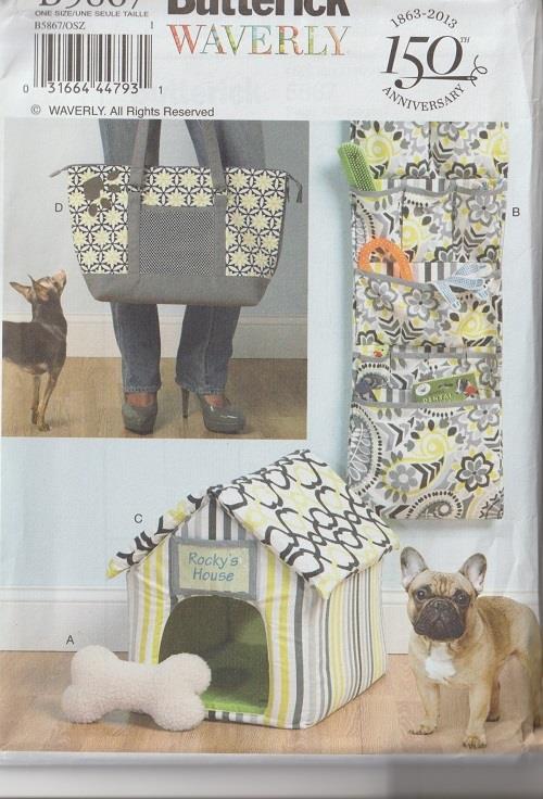 Modello da cucito OOP Butterick cane accessori per animali domestici vestiti letti giocattoli a scelta - Foto 16 di 19