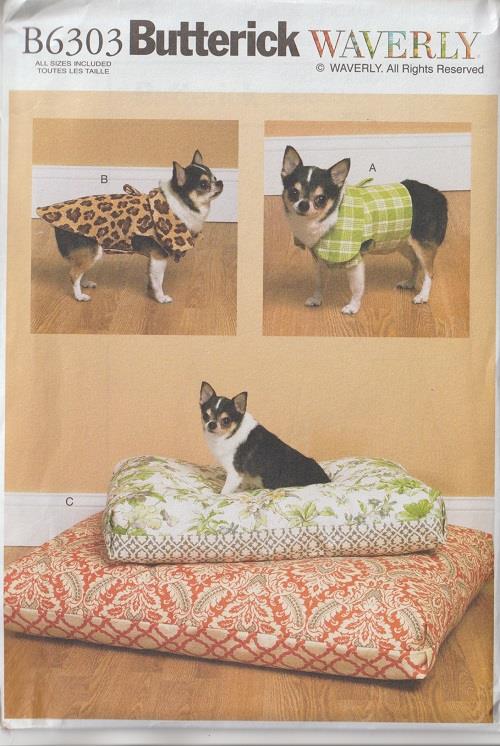 Modello da cucito OOP Butterick cane accessori per animali domestici vestiti letti giocattoli a scelta - Foto 18 di 19
