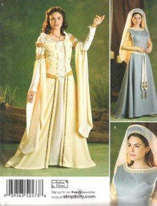 Simplicity Sewing Pattern Historical Costume SLA LARP