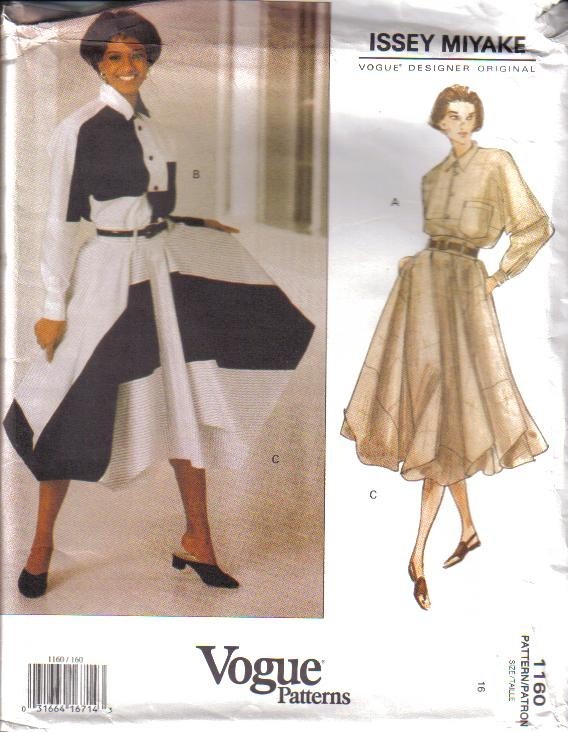 OOP Issey Miyake Vogue Sewing Pattern Designer Original Misses ~ Free ...