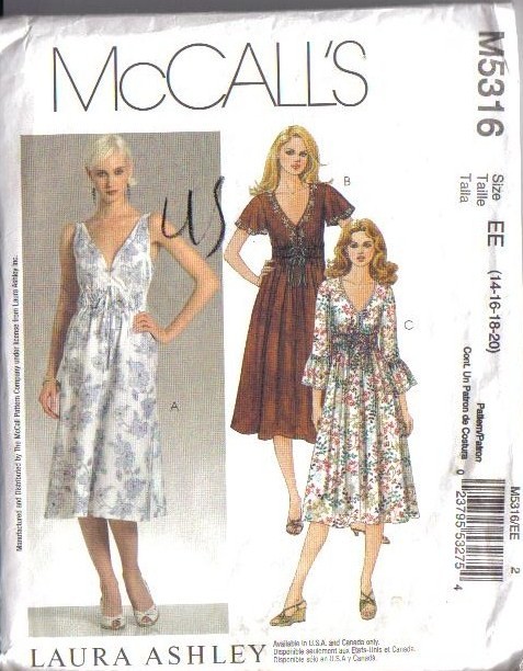 McCalls Dress Wardrobe & Separates Sewing Pattern Misses Plus Size Full ...