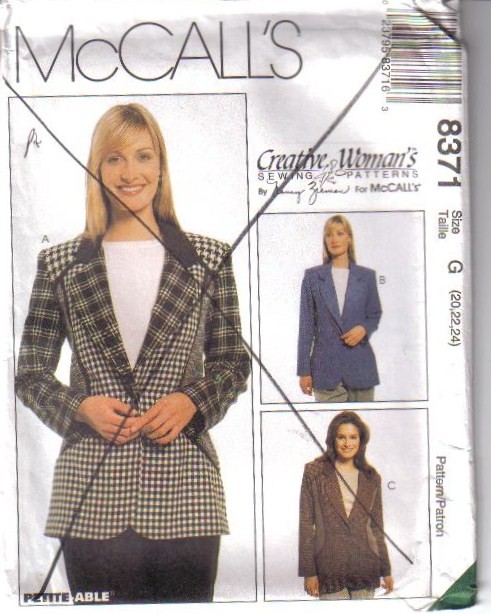 OOP McCalls Sewing Pattern Misses Plus Size Full Figure Dressmaking ...