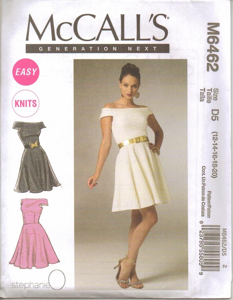 McCalls Sewing Pattern Misses Dress with McCall's Plus Size Dresses ...