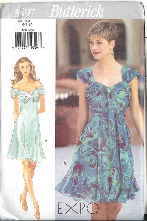 Butterick Sewing Pattern Misses Bridal Evening Gown Bridesmaid Prom ...
