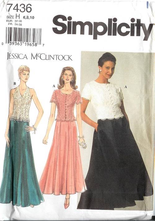 Simplicity Sewing Pattern Misses Formal Evening Gown Prom Party Dress U ...
