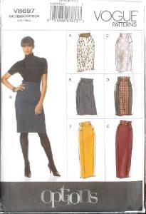 OOP Vogue Sewing Pattern Misses Skirt You Pick