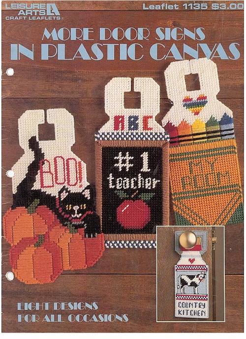 Leisure Arts Plastic Canvas Pattern Book Leaflet - - You Pick | eBay