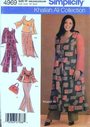 Khaliah Ali Collection Simplicity Sewing Pattern Womens Full Figure ...