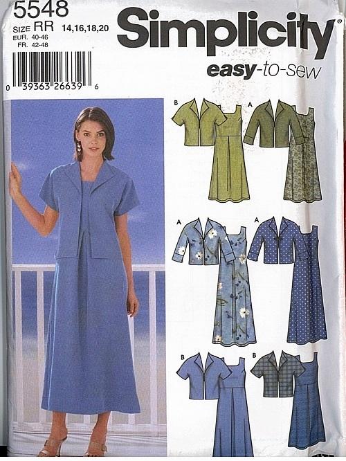 Simplicity Sewing Pattern Misses and Womens Dress Pattern Plus Size You ...