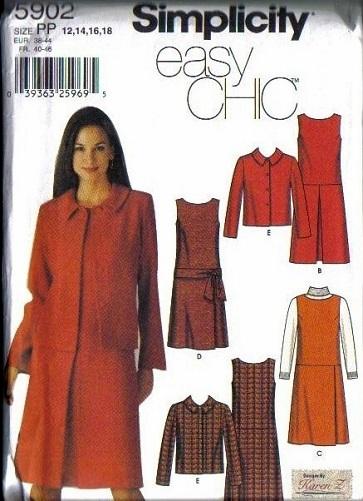 Simplicity Sewing Pattern Misses and Womens Dress Pattern Plus Size You ...