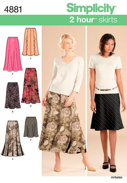 Simplicity Sewing Pattern Misses Plus Size Skirts Pants You Pick | eBay