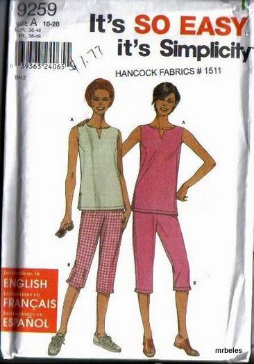 Simplicity Sewing Pattern Misses Wardrobe Separates with Plus Sizes You ...