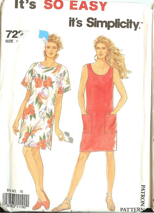OOP Simplicity Sewing Pattern Spring Summer Dresses Misses Sizes You ...