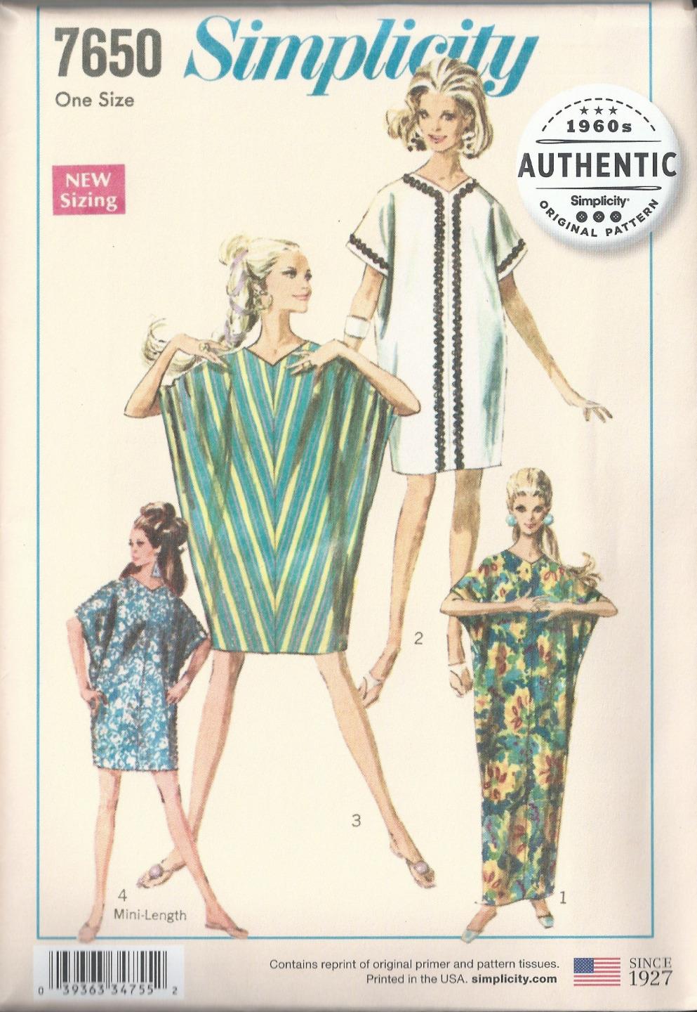 pick one SIMPLICITY  VINTAGE SEWING PATTERN VARIOUS DESIGNS 60's 70's 