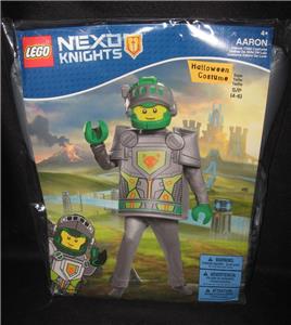 NEW ~ LEGO NEXO KNIGHTS Boys Deluxe Halloween Costume AARON Size