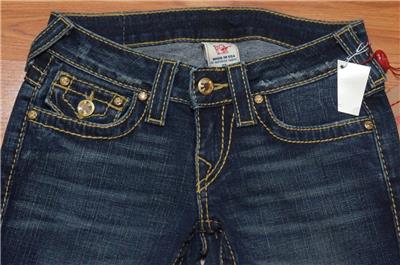 TRUE RELIGION BILLY BIG T CRYSTAL 10572VP MADE IN USA JEANS