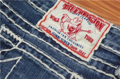 TRUE RELIGION JOHNNY SUPER T 10502NBT2 JEANS 28 MADE IN USA TRUE RELIGION JOHNNY SUPER T 10502NBT2 JEANS 28 MADE IN USA