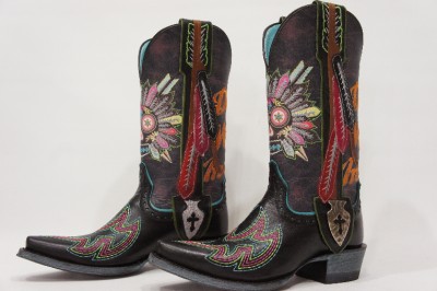 ARIAT GYPSY SOULE INDIAN SUGAR PULL ON WESTERN COWBOY BOOTS SHOES 5.5 ...