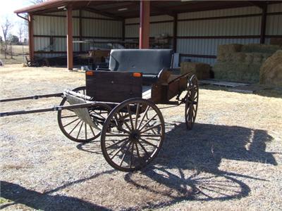 full size Horse Drawn Buckboard Style Wagon Nice | eBay