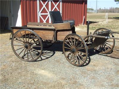 full size Horse Drawn Buckboard Style Wagon Nice | eBay