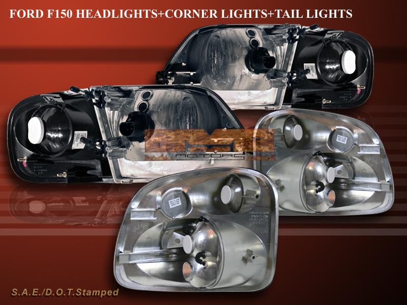 2001 Ford f150 smoked headlights #6