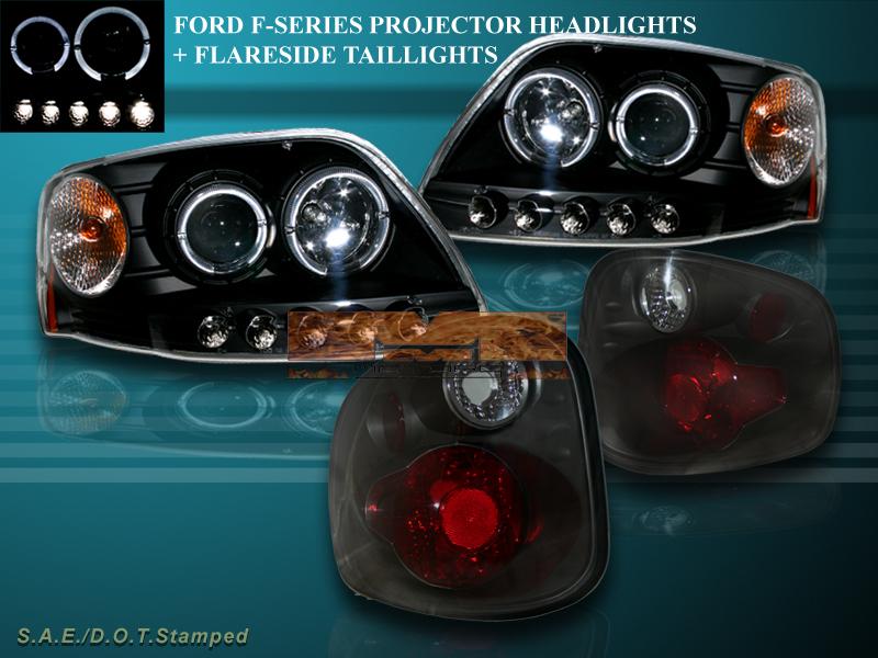 2001 Ford f150 smoked headlights #2