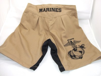shorts usmc pt tan marines mma desert fight comp 4xl sizes combatant trainning competition street