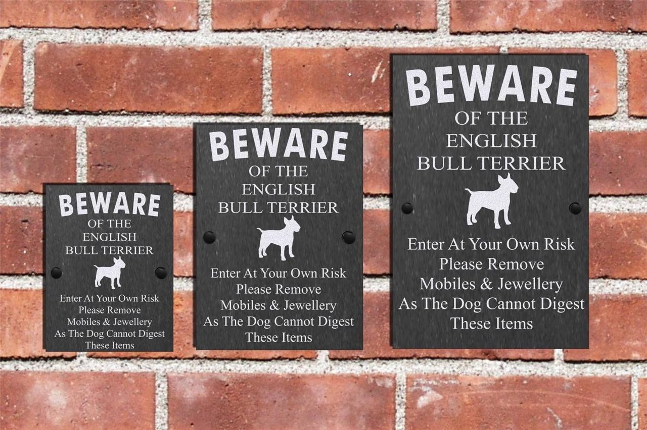Humorous Beware Of The Rottweiler Dog Slate Sign Plaque 3 Sizes Available 