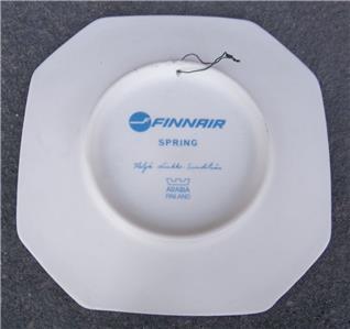 Finnair Arabia Pottery Heljä Liukko Sundstrom Spring Season 6.5