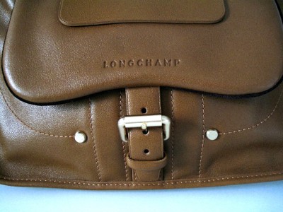 Authentic Longchamp Leather Balzane Saddle Tote Bag -Tan | eBay